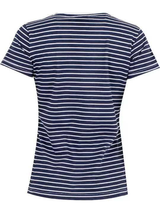 Ara Bluza Damă T-shirt Cu Dungi Albastru Marin
