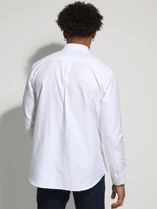 Tresor Men's Shirt Long Sleeve White