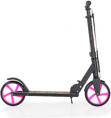 Byox Kids Scooter Foldable Flurry 2-Wheel for 8+ Years Pink