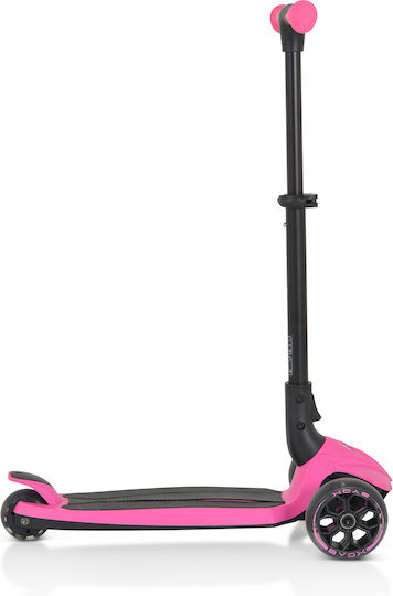 Byox Kids Foldable Bolt 3-Wheel Scooter for 3+ Years Pink
