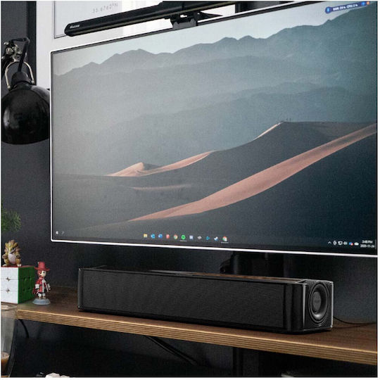 Creative Stage SE Безжични компютърни тонколони Компютърни тонколони 2.0 с Bluetooth и мощност 48W в Черен цвят