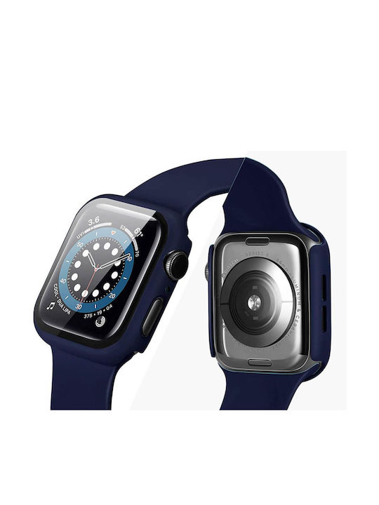 Tech-Protect Defense 360 Plastic Case with Glass in Transparent color for Apple Watch 4, 5, 6, SE (40mm)