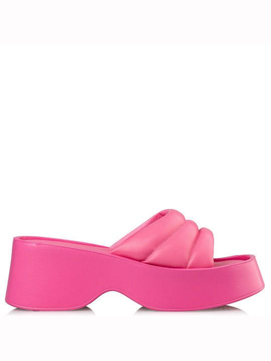 Envie Shoes Damen Flache Sandalen Flatforms in Rosa Farbe