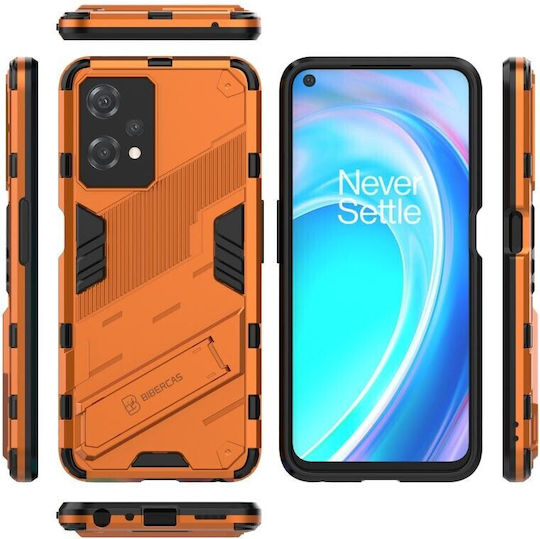 Punk Armor Back Cover Plastic Portocaliu (OnePlus Nord CE 2 Lite 5G )