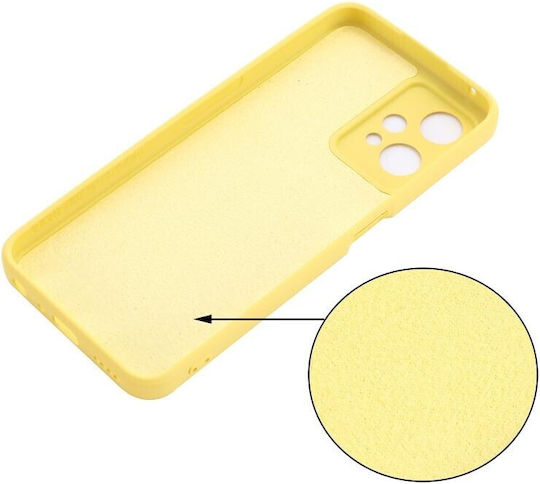 Liquid Back Cover Σιλικόνης Κίτρινο (OnePlus Nord CE 2 Lite)
