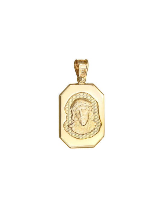 Double-Sided Gold Charm K14 APP-21698Y