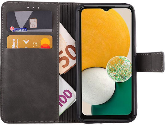 Lime Essential Magnet Book Δερματίνης Γκρι (Galaxy A04s)
