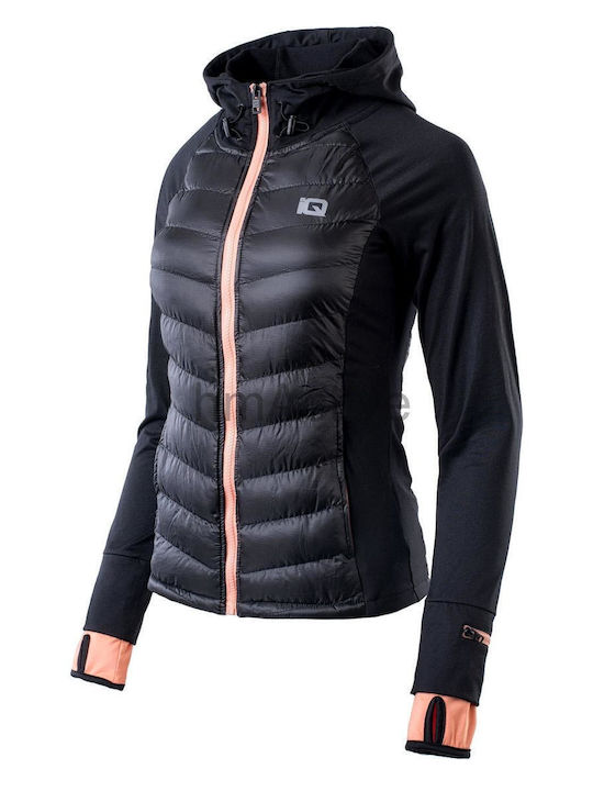 IQ Ranya Kurz Damen Puffer Jacke Schwarz