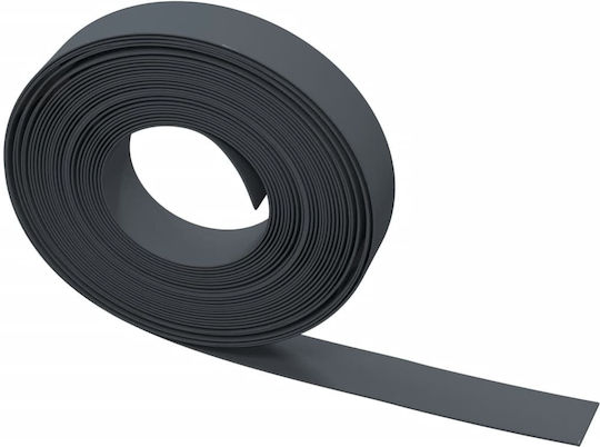 vidaXL Plastic Garden Border in Gray Color 10cm x 10.0m