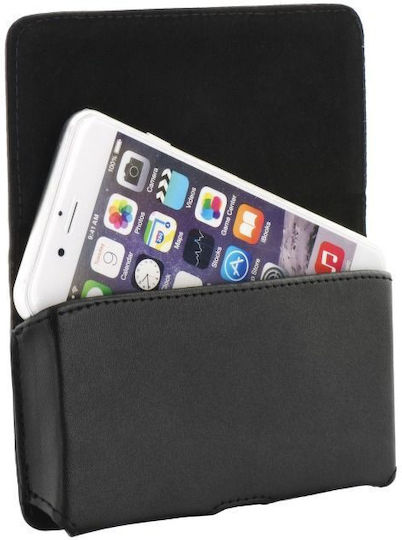 Forcell Horizontal Chic Ekono Θήκη Ζώνης iPhone 6 / 7 / 8 Μαύρο