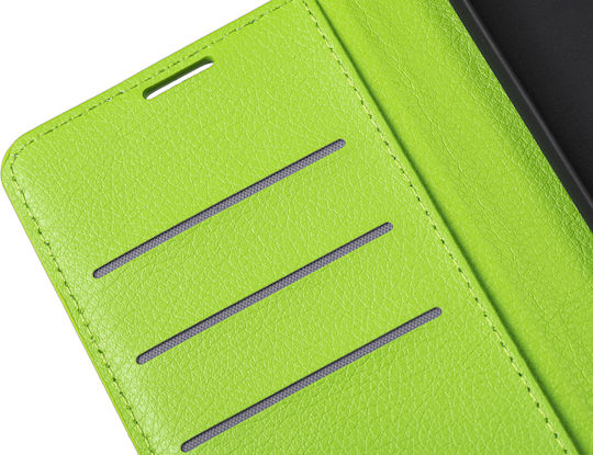 Naxius Book Synthetic Leather Green (Redmi 6a)