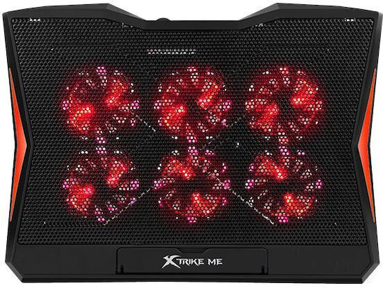 Xtrike Me Cooling Pad for Laptop up to 17" with 6 Fan and Lighting ()