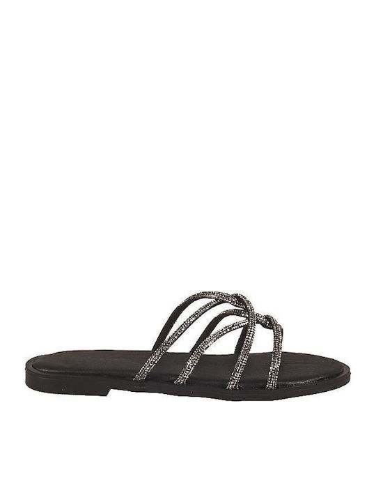 Γυναικεία Σανδάλια Silver Black