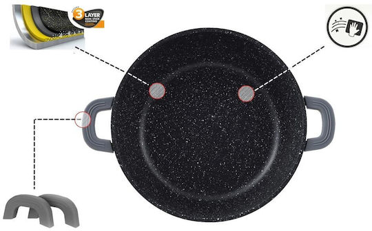 Cheffinger Βαθιά Κατσαρόλα από Αλουμίνιο 28cm