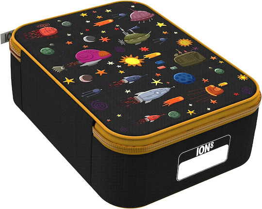 Ion8 Lunch Bag Σχολικό Ισοθερμικό Τσαντάκι Φαγητού Χειρός 4.2lt Μαύρο 19.5x8x26.5εκ.