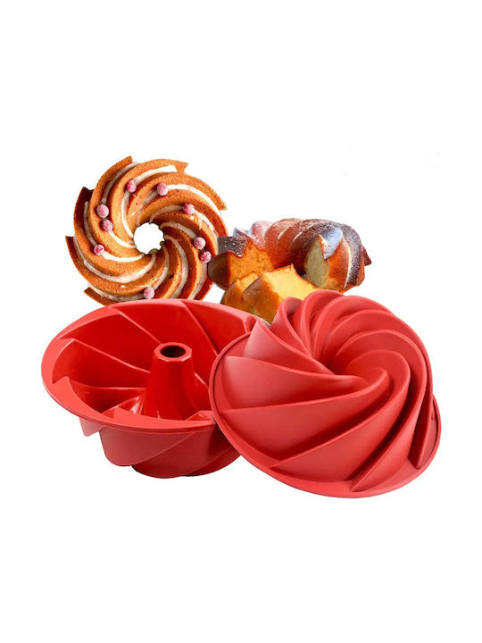 Sugar Love No Coating Silicone Cake Baking Pan 24.5x24.5x8.5cm