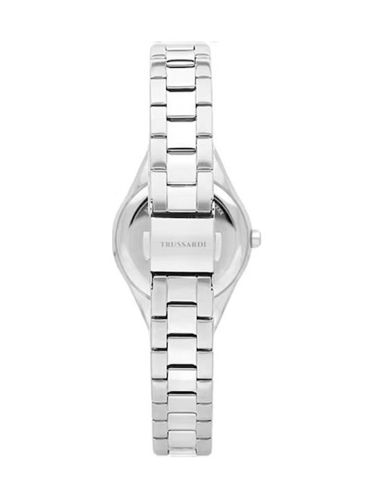 Trussardi Metropolitan Ceas de Damă cu Argintiu Brățară Metalică