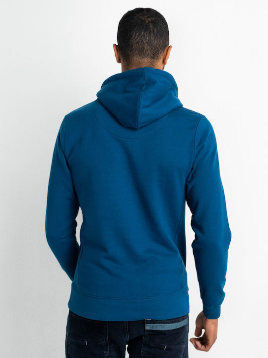 PETROL HOODIE BLUE