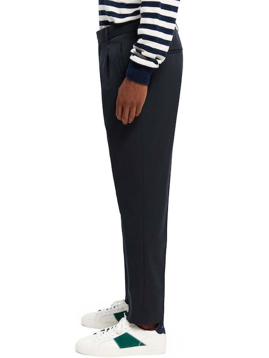 Blake Trousers Chino in Regular Fit Navy Blue