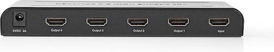Nedis HDMI Splitter 4K 60Hz Anthracite VSPL3474AT