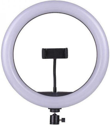 Led Photo Ring Light Ring Light 26cm 2500 - 6000K cu Trepiadă Etaj și Suport pentru Mobil