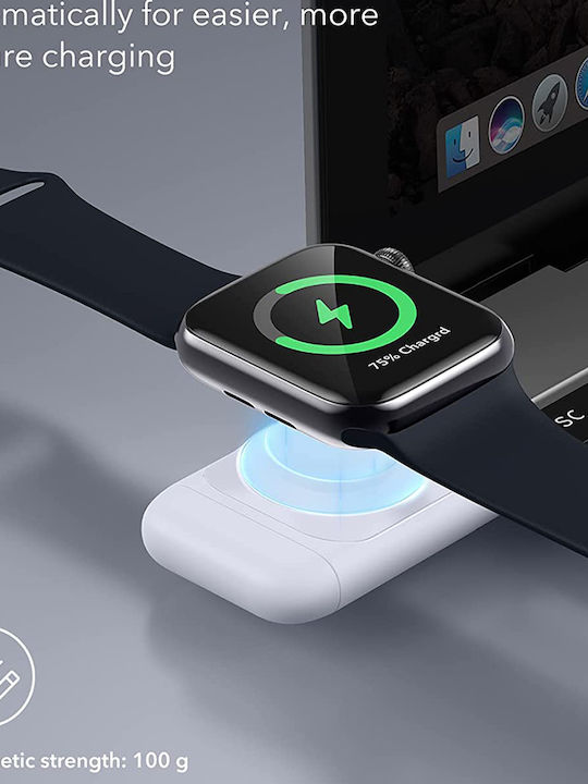 ESR Portable Wireless Charger Wearable Charger Apple Watch Whiteς