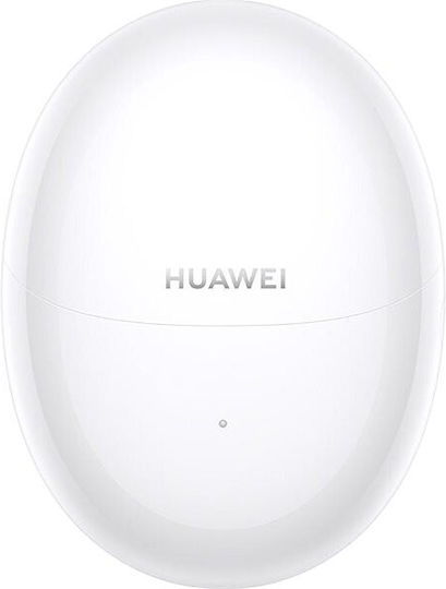 Huawei FreeBuds 5 Bluetooth Handsfree Ακουστικά με Αντοχή στον Ιδρώτα και Θήκη Φόρτισης Ceramic White