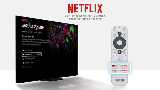 Mecool Smart TV Stick KD5 Full HD με Bluetooth / Wi-Fi / HDMI