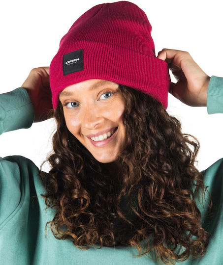 Harcourt Beanie Γυναικείος Σκούφος Πλεκτός σε Φούξια χρώμα
