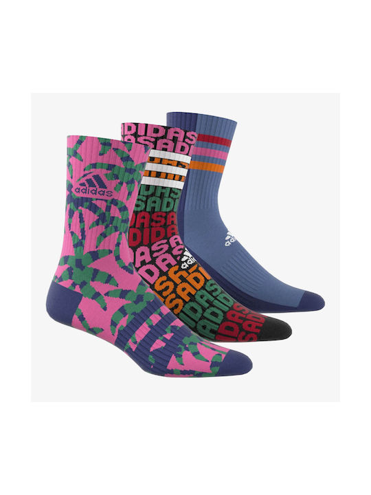 Adidas Rio Athletic Socks Multicolour 3 Pairs Multicolor / Unity Ink HT3467 | Skroutz.gr