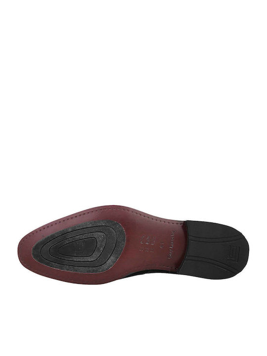 Men's Patent Leather Monk Shoes Black