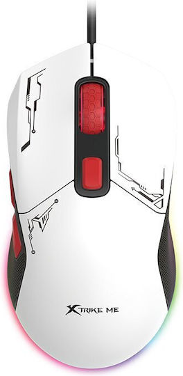 Xtrike Me GM-316W RGB Gaming Ποντίκι 7200 DPI Λευκό