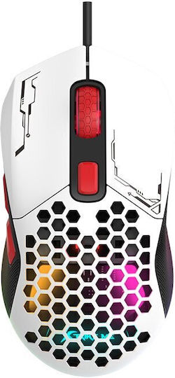 Xtrike Me GM-316W RGB Gaming Ποντίκι 7200 DPI Λευκό