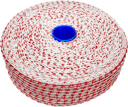 Meat Net White-Red Tube Φ11cm-12.5cm Dense Weave 3-16