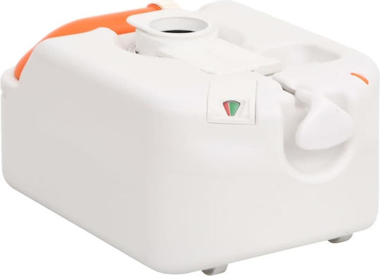 vidaXL Chemical Toilet Integrated from HDPE & Enamel 24lt