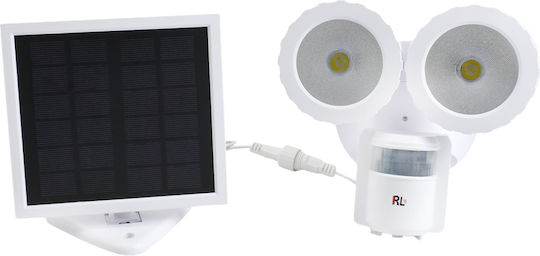 Factory Straßen-Solarleuchte 500lm Kaltweiß 5000K mit Bewegungssensor und Fotokontakt