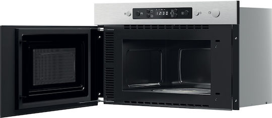 Whirlpool Built-in Microwave Oven with Grill 22lt Inox