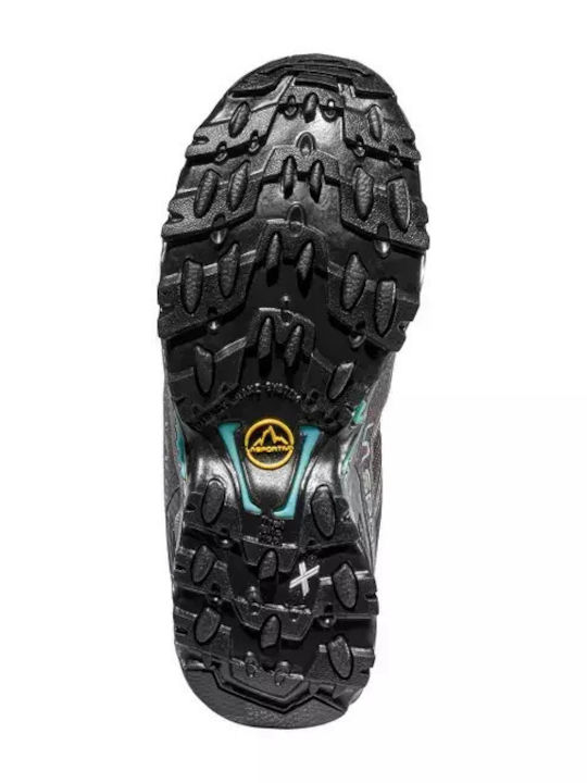 La Sportiva Ultra Raptor II Mid Wide GTX Women's Hiking Waterproof Boots With Gore-Tex Membrane Carbon Iceberg