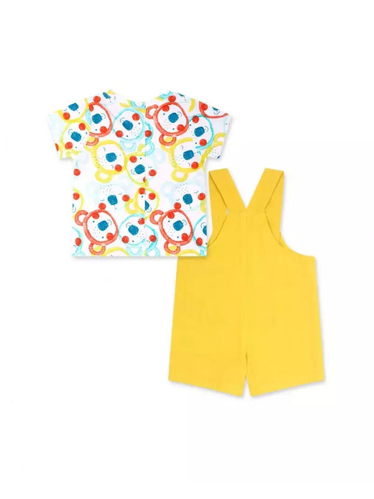 Tuc Tuc Baby Bodysuit Set Short-Sleeved with Shorts Yellow