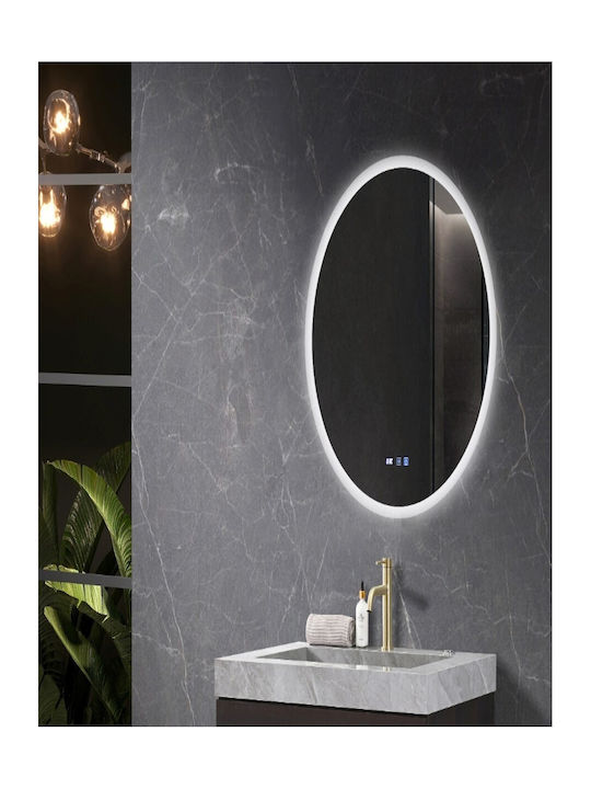 Sparke Urano Στρογγυλός Καθρέπτης Μπάνιου Led 80x80cm