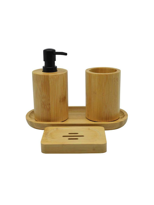 Ankor Bamboo Cup Holder Countertop Brown