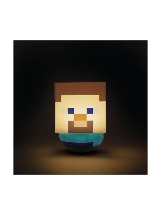 Paladone Kids Decorative Lamp Minecraft Steve 9x9x12cm