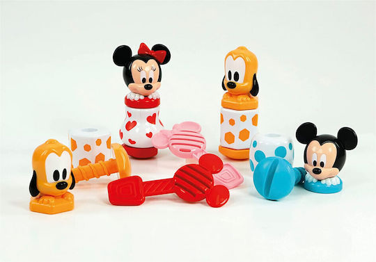 Baby Clementoni Stacking Toy Mickey & Pluto Build & Play for 18++ Months