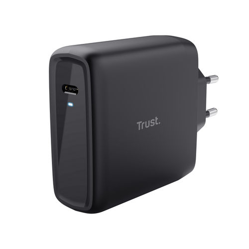 Trust Încărcător cu Port USB-C și Cablu USB-C 100W Quick Charge 3.0 Negruς (Maxo)