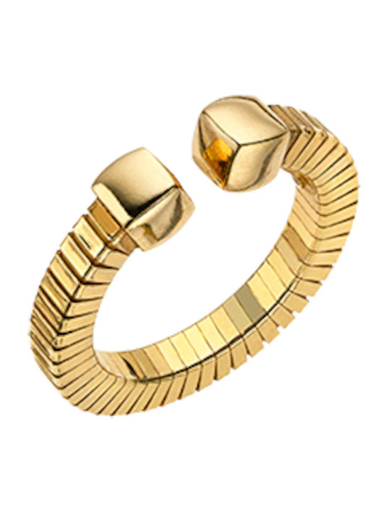 Breeze Women's Silver Gold Plated Ring Breeze Women's Silver Gold Plated Ring