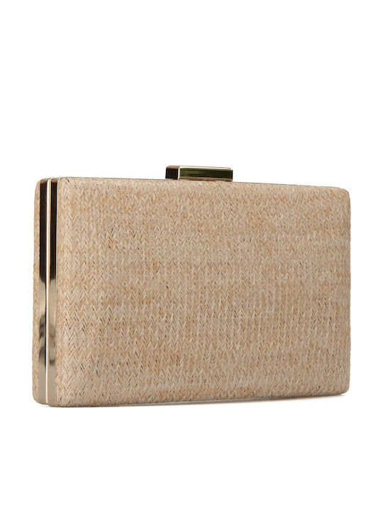 Ψάθινο Γυναικείο Clutch Μπεζ