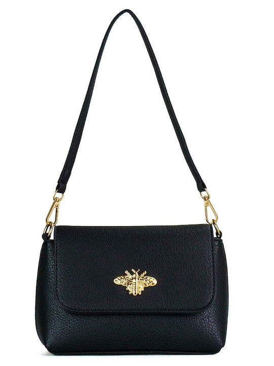 Damentasche Crossbody aus Kunstleder Schwarz