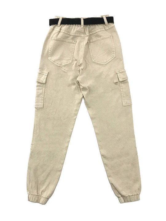 Hochgebirgiges Damen Jeans Hosen Beiges