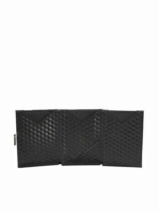 Leather Men's Wallet Cards with RFID Black