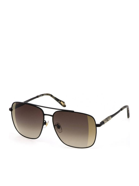 Just Cavalli Women's Sunglasses with Black Metal Frame and Brown Lens